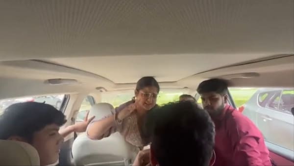 A disturbing video from Amity University, Lucknow, has gone viral, showing a second-year law student being slapped repeatedly inside a car on campus. The victim, identified as Shikhar Mukesh Kesarwani, was allegedly assaulted by his classmates on August 26, as per NDTV report.