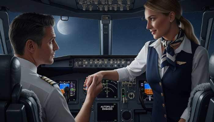 A flight attendant revealed that pilots and crew sometimes engage in secret romance at 35,000 feet while planes are on autopilot, which has sparked social media debate over safety, professionalism, and stricter cockpit rules. According to media reports, a flight attendant named Cierra Mistt, in an instagram post made a shocking revelation about what sometimes happens at 35,000 feet during mid-flight. She said that once the plane reaches high altitude and is on autopilot, some pilots and flight attendants use the quiet time for romance.