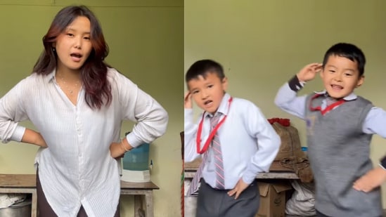 A heartwarming video has been going viral on social media, capturing the joyful moment of a teacher from Sikkim dancing with her students to the popular Punjabi song ‘Jutti Meri' by Neha Bhasin. While most people took part in the