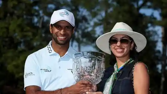 Aaron Rai's wife makes rare gesture after PGA Championship win