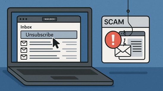 About 1 in 644 unsubscribe clicks can lead to scam sites that confirm your email is active. Use Gmail or Outlook’s unsubscribe options to stay safe. You must have experienced that your mailbox is always filled with subscription renewal reminders, surveys and feedback, job offers, weight loss program details, webinar invites, and what not. The easiest way to unsubscribe from these types of emails is the unsubscribe option in our mailing list. It is the simplest way possible, everyone knows it, to avoid these promotional emails, but it may put you at risk.