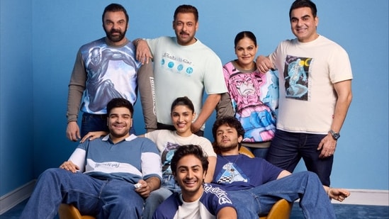 Actor Salman Khan has come together with his family members for a new ad. Taking to X (formerly Twitter) on Friday, Salman shared a picture featuring his siblings-- Arbaaz Khan, Sohail Khan, and Alvira Khan Agnihotri. Their youngest sister Arpita Khan was not part of the ad.