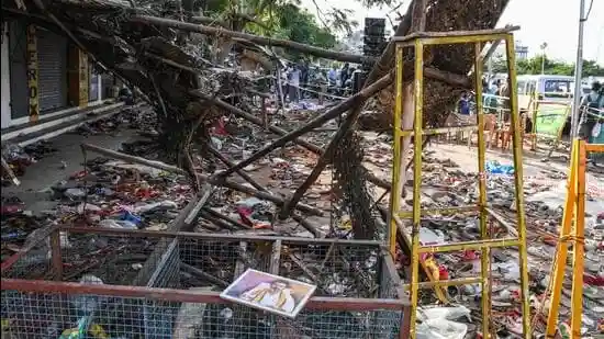 Actor turned politician Vijay's Tamilaga Vettri Kazhagam (TVK) party has moved the Madras high court alleging political conspiracy behind the Karur stampede that killed 39 people during the actor's political rally on September 27. TVK sought an independent probe into the matter while mentioning its petition on Sunday before Justice M Dhandapani, requesting an urgent hearing.