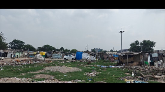Adarsh Colony, which came up nearly two decades ago on approximately six acres of government land, currently houses around 800 shanties behind the Furniture Market Moving ahead with its slum-free campaign, the UT Estate Office is prepared to demolish Adarsh Colony in Sector 54 — one of the only two remaining slums in Chandigarh — on June 19.