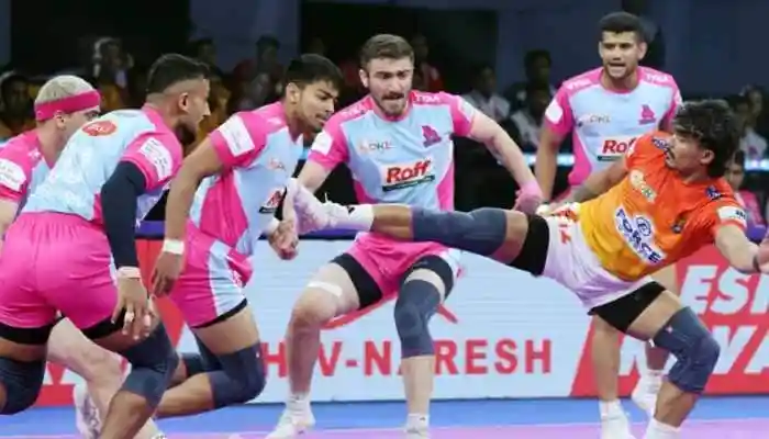 Aditya Shinde registered a Super 10, while Pankaj Mohite and Mohit Goyat recorded 8 and 7 points respectively to ensure their team got the win. Puneri Paltan managed to get over the line in a competitive game against the Jaipur Pink Panthers, clinching a hard-fought 41-36 win in a Pro Kabaddi League (PKL) 2025 match at the SDAT MultiPurpose Indoor Stadium in Chennai on Saturday.
