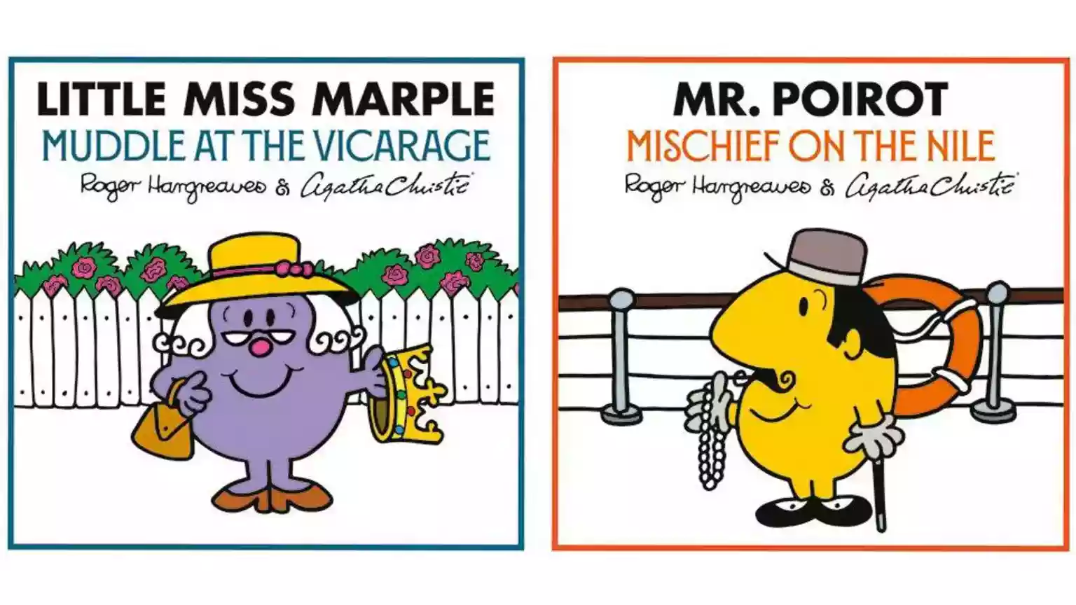Agatha Christie meets Mr Men in new children's books