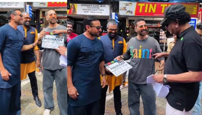 Akshay Kumar and Saif Ali Khan reunite after nearly 18 years for Priyadarshan's upcoming thriller Haiwaan, with shooting now underway in Kochi. Mumbai: After nearly 18 years, the iconic Khiladi duo is back in action! Akshay Kumar and Saif Ali Khan, who once ruled the silver screen with films like 'Main Khiladi Tu Anari,' 'Yeh Dillagi,' and 'Tashan,' are all set to reignite their on-screen chemistry.<br> The two have teamed up once again for veteran filmmaker Priyadarshan's upcoming thriller 'Haiwaan.'