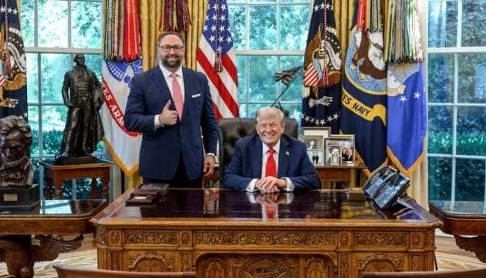 Amid India-US tariff tensions, political lobbyist Jason Miller met President Trump in Washington. He shared a photo on X and called it a “fantastic week.” Amid ongoing tensions between India and the US over increased tariffs on Indian goods, political lobbyist Jason Miller, whose firm was hired by the Indian government for diplomatic outreach, met President Donald Trump in Washington and shared a photo from the White House on X.