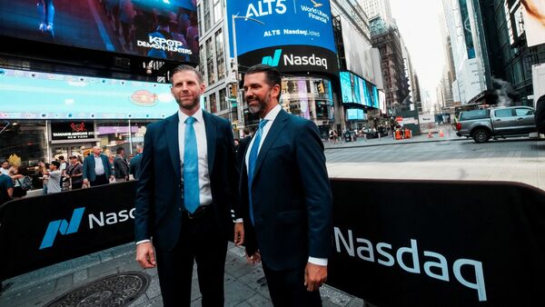 Amid US President Donald Trump's family grows their crypto business interests, a bitcoin company tied to his two oldest sons more than doubled in value in its stock market debut on Wednesday and valued the sons' stake at well over $1.5 billion, reported the Reuters.
