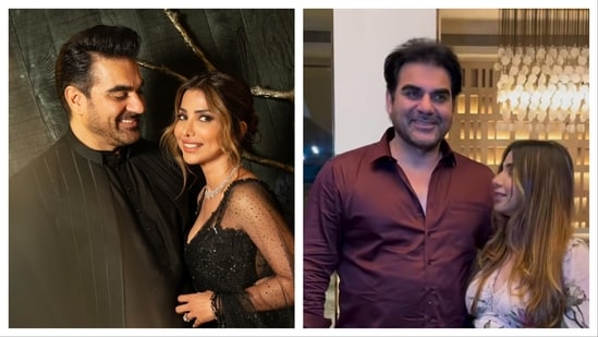 Arbaaz Khan was spotted stepping out for a dinner date with his wife Sshura, in Mumbai on Wednesday The rumours about Arbaaz Khan and Sshura Khan expecting their first baby have been circulating for the past few days. And it seems Arbaaz has given a subtle nod to the news during a recent appearance with his wife in Mumbai. Also read: Arbaaz Khan holds Sshura Khan's hands as they are spotted outside clinic, couple avoids paparazzi