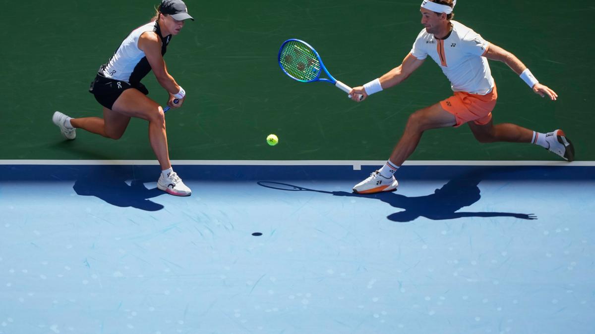 Around 8 p.m. Monday, Iga Swiatek was holding up her Cincinnati Open championship trophy. Around 8 a.m. Tuesday, she was getting ready for her mixed doubles match at the U.S. Open in New York City. “This was the most extreme situation and most extreme schedule I've had after a title win,” Swiatek, currently ranked second in the world, said Tuesday afternoon. “An hour and a half after the match, we already went to catch a plane.”