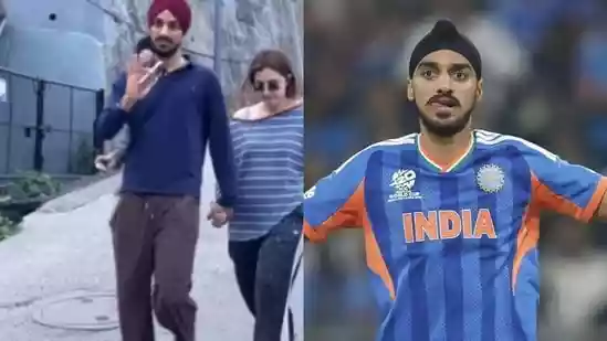 Arshdeep Singh spotted strolling on the streets with Samreen Kaur