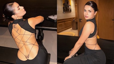 Avneet Kaur is here to steal your heart yet again with her stunning photoshoot. From sporty fits to glamorous outfits, she can easily give a fashion rundown to many. Every post that Avneet puts out takes our breath away, and this sensual black backless dress is proof.