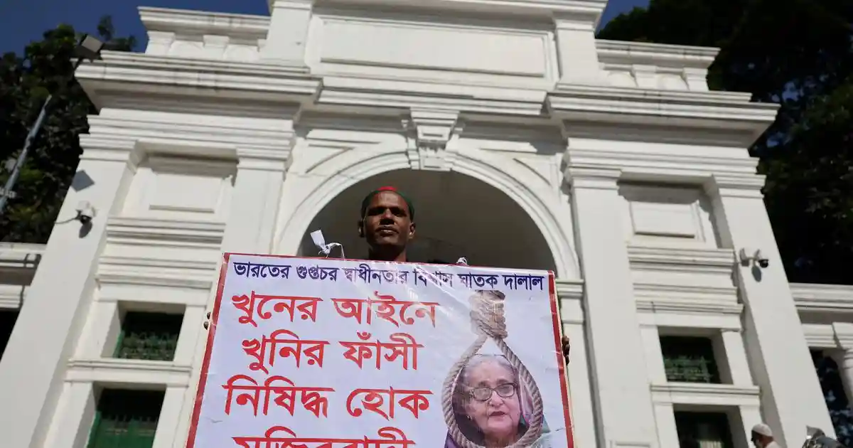Bangladesh urges India to hand over Sheikh Hasina after tribunal sentences her to death