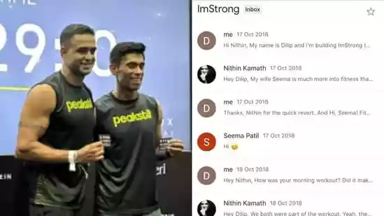 Bengaluru entrepreneur says cold email built long term bond with Nithin Kamath