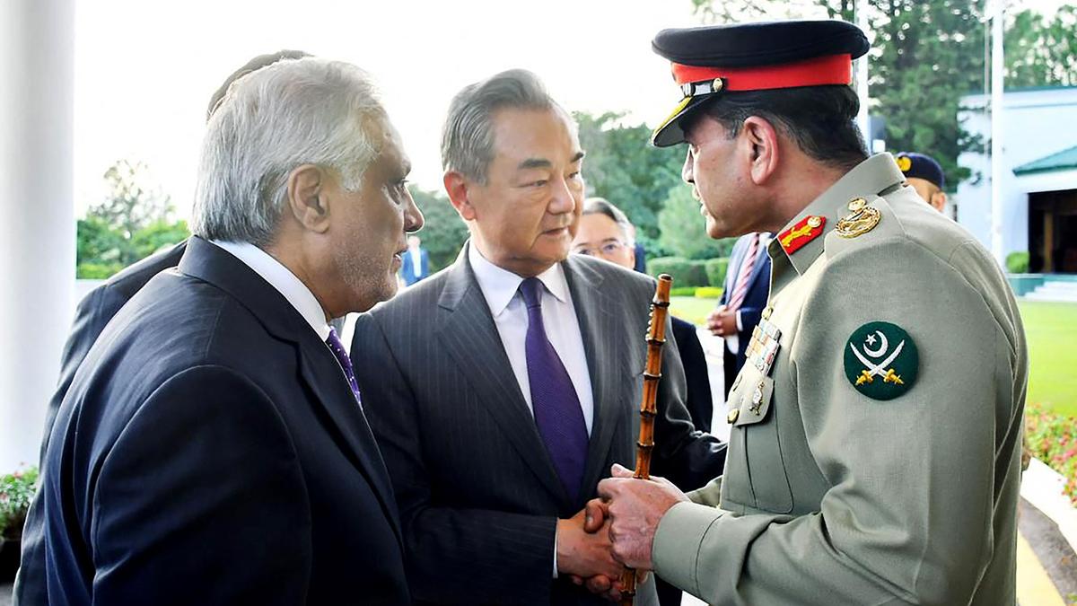Chinese Foreign Minister Wang Yi on Friday (August 22, 2025) met Pakistan Army Chief Asim Munir and discussed regional security, counter-terrorism and matters of mutual interest. Mr. Wang, who arrived in Pakistan on Wednesday to attend the 6th round of the Foreign Ministers' Strategic Dialogue in Islamabad, also met Prime Minister Shehbaz Sharif and President Asif Ali Zardari and reaffirmed China's commitment to working with Pakistan to promote regional peace, development, and stability.