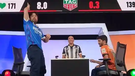Controversy struck at the exhibition chess event, Checkmate: USA vs India, and it saw Hikaru Nakamura pull out a threatrical stunt after defeating D Gukesh. The American GM threw Gukesh's king into the crowd after checkmating him on the board in a bullet game. The exhibition event saw USA bag a 5-0 clean sweep against the Indian team.Controversy struck at the exhibition chess event, Checkmate: USA vs India, and it saw Hikaru Nakamura pull out a threatrical stunt after defeating D Gukesh. The American GM threw Gukesh's king into the crowd after checkmating him on the board in a bullet game. The exhibition event saw USA bag a 5-0 clean sweep against the Indian team.Reacting to the controversy, FIDE CEO Emil Sutovsky took to X to question Hikaru's behaviour and asked fans if they could name any other 'top player who would do what' the American GM did.
