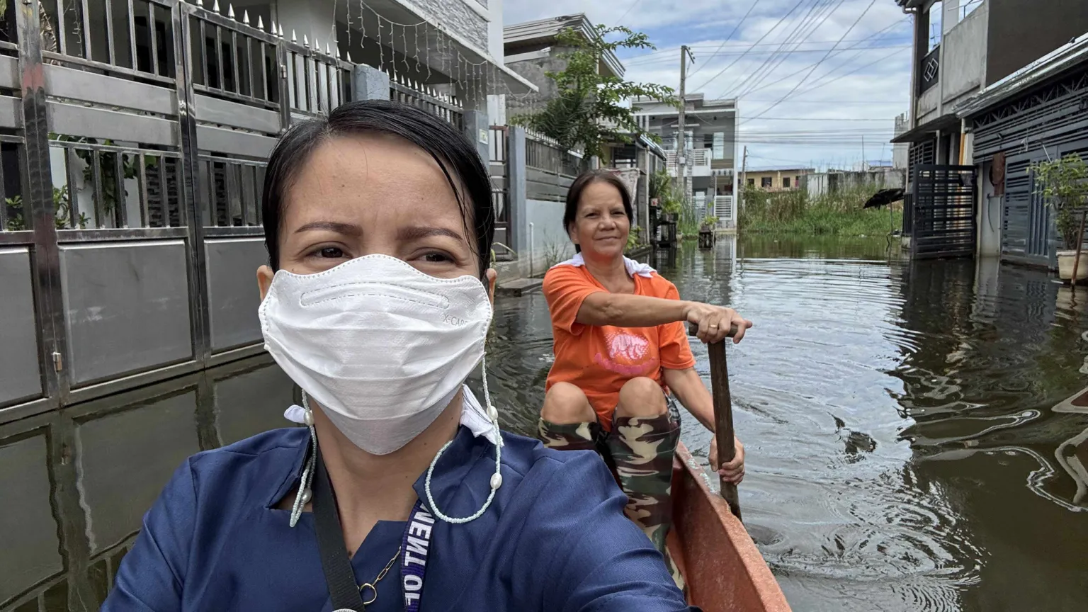 Crissa Tolentino has long been resigned to floods as a way of life. The 36-year-old public school teacher takes a paddle boat through the inundated streets nearly every day. It's the only way to travel from her home in the suburbs to the heart of Apalit, a low-lying town near the Philippine capital Manila.
