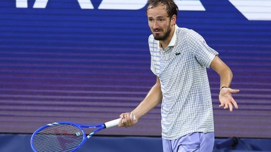 Daniil Medvedev broke his silence on the on-court meltdown during his brutal US Open first-round exit on Sunday night against Benjamin Bonzi. The former world No. 1, who admitted that he is expecting a hefty fine for his outburst at the umpire, blamed the crowd for the lengthy delay during the match's third set. Medvedev lost 6-3, 7-5, 6-7(5), 0-6, 6-4 - his third straight round-one defeat in a Slam this year and a first at the US Open since his main draw debut in the tournament in 2017.