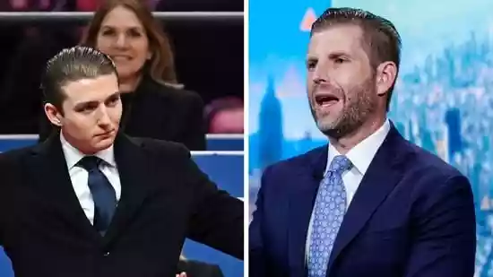 Eric Trump has revealed the one thing about Barron Trump that