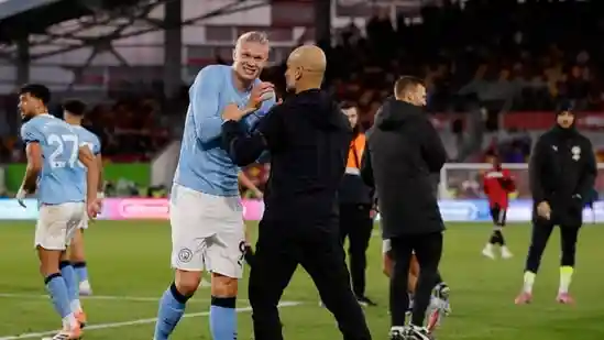 Erling Haaland extended his blistering start to the season as the Manchester City striker sealed a 1-0 win at Brentford on Sunday. Haaland netted early in the first half in west London to give City a third win in their last four Premier League games. The peerless 25-year-old already has 12 goals in nine appearances in all competitions this season, plus six in two matches for Norway, with Tottenham the only team to stop him scoring in the current campaign.Erling Haaland extended his blistering start to the season as the Manchester City striker sealed a 1-0 win at Brentford on Sunday.Haaland netted early in the first half in west London to give City a third win in their last four Premier League games.The peerless 25-year-old already has 12 goals in nine appearances in all competitions this season, plus six in two matches for Norway, with Tottenham the only team to stop him scoring in the current campaign.City survived a second-half dip to move into fifth place in the Premier League.