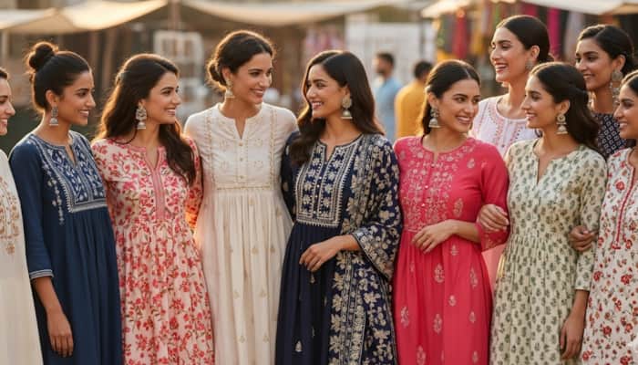 Explore Amazon's range of kurtas, combining comfort, style, and affordability. From cottons to wear for casual occasions, festival-wear-inspired silk-finish dressing, these kurtas can be worn for casual wear, office wear, and even parties. A kurta is one of the most versatile items of clothing in a woman's wardrobe – simple to wear, fashionable, and finest suited for any occasion. Whether you need a light cotton kurta for everyday wear, a celebratory one with embroidery, or a trendy printed one for excursions, Amazon has enough choices. These kurtas are comfortable, affordable, and created to suit every mood and occasion. Below is the review of some of the top women's kurtas on Amazon.