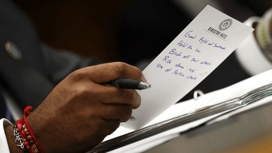 FBI Director Kash Patel has come under fire after a handwritten note that seemed to be a pep-talk note went viral on social media. The document belongs to late sex offender Jeffrey Epstein's case files and the Congressional hearing on political violence.