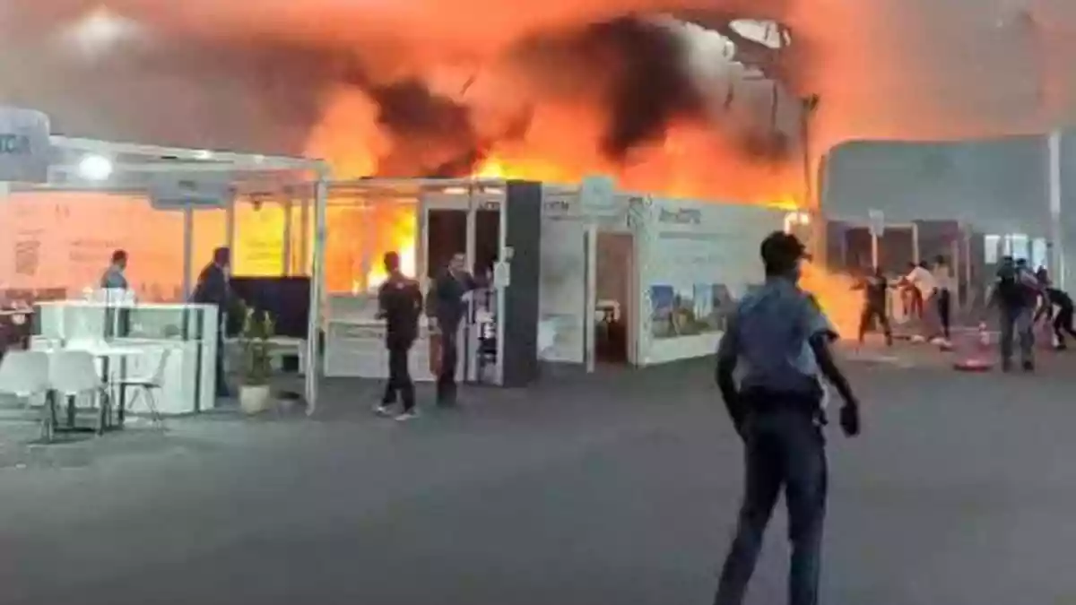 Fire breaks out in pavilion at COP30 venue in Brazil