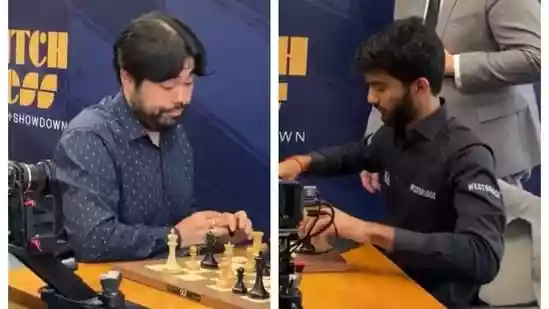 Gukesh leaves Hikaru