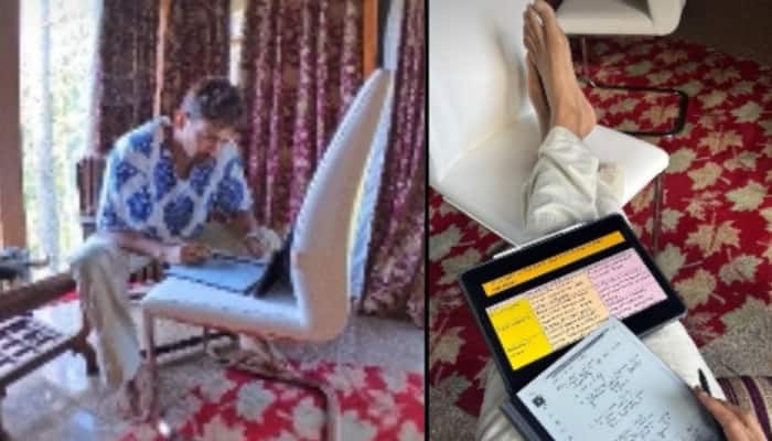 Harshvardhan took to his Instagram stories, where he shared a photo-collage of himself studying. Mumbai: As he's got a break from shooting, actor Harshvardhan Rane said that the brain wants to use the day for the “next exam prep”. Harshvardhan took to his Instagram stories, where he shared a photo-collage of himself studying.