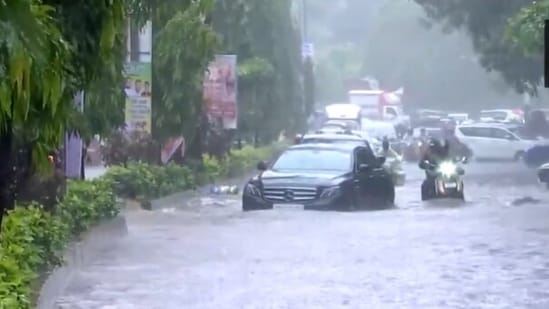 Heavy rains lashed Mumbai for a second consecutive day on Tuesday, inundating streets and causing major disruptions to road traffic and local train services, the city's lifeline, officials said. Schools, colleges, and government as well as semi-government offices were closed due to the relentless downpour that brought daily life to a standstill.