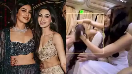 Hours after flying out of Mumbai, actor Priyanka Chopra shared a video giving a glimpse inside her brief stay in the city. Taking to Instagram on Thursday, Priyanka's video began with her starting her journey and ended with a humorous incident that occurred after the Bvlgari event at Mumbai's Nita Mukesh Ambani Cultural Centre (NMACC).