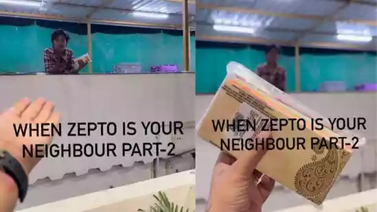 Hyderabad woman orders from Zepto store next door