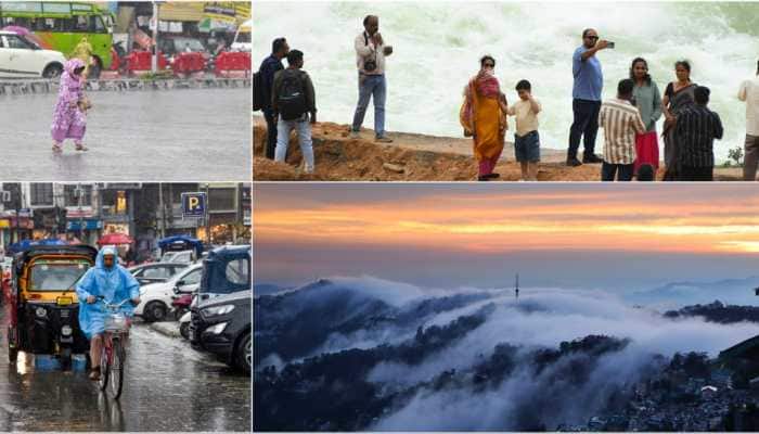 IMD warned of a Bay of Bengal low-pressure system affecting monsoon activity and forecasts heavy rains for several states. Monsoon rains prevailed over different parts of India, but Delhi-NCR is witnessing higher humidity as there has been no substantial rainfall. Partly cloudy skies with a chance of light rain are predicted by the India Meteorological Department (IMD) for the capital today. A low-pressure system over the Bay of Bengal will intensify and is likely to cross the south Odisha-north Andhra Pradesh coast by Tuesday afternoon. It will initiate monsoon conditions over Peninsular and Central India in the next few days, while heavy rainfall can be expected in Uttar Pradesh and Bihar as well.