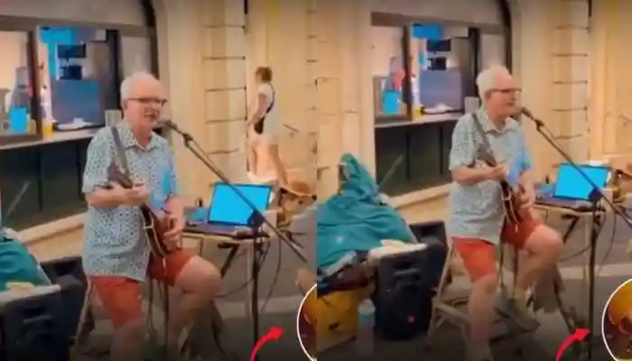 In a heartwarming street performance, a foreigner charmed onlookers by singing the Punjabi hit Laung Laachi. Despite imperfect pronunciation, his energy and passion won over the crowd and social media. A street in a foreign country turned into an unexpected concert as a foreigner serenaded passersby with the popular Punjabi song Laung Laachi. Armed with a ukulele, a mic, and a laptop, he performed the track originally picturised on Ammy Virk and Neeru Bajwa.