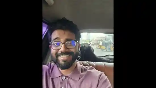 In a moment straight out of a comedy skit, a Bengaluru man's unexpected encounter in a shared cab has left the internet in splits. X user @Basi_cally, who goes by the name Bas, shared a selfie from his ride, only to reveal that he wasn't the only passenger in the backseat. To his surprise, a goat was quietly sitting behind him, seemingly enjoying the ride.
