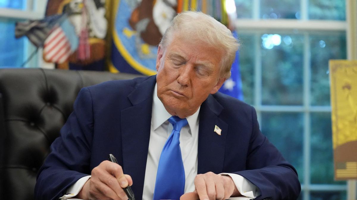 In a move that could adversely impact Indian professionals on visas in the U.S., President Donald Trump on Friday (September 19, 2025) signed a proclamation that will raise the fee for H-1B visas to a staggering $1,00,000 annually, the latest in the administration's efforts to crack down on immigration.