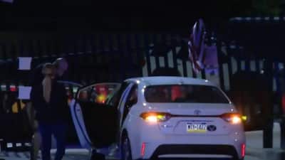 In a shocking incident, a speeding car rammed into a security gate of the Federal Bureau of Investigation (FBI) building in Pittsburgh early on Wednesday (local time). After crashing the car, the driver removed an American flag from the back seat and threw it over the gate before leaving, the Associated Press reported, citing authorities.