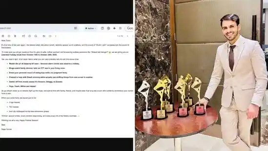 In a time when strict return-to-office mandates and corporate burnout dominate headlines, one company's new standard for workplace empathy has won the hearts of its employees. The founder and CEO of a Delhi-based PR firm sent a company-wide email informing everyone about a nine-day-long break for Diwali.In a time when strict return-to-office mandates and corporate burnout dominate headlines, one company's new standard for workplace empathy has won the hearts of its employees. The founder and CEO of a Delhi-based PR firm sent a company-wide email informing everyone about a nine-day-long break for Diwali.Expressing happiness at receiving this unexpected gift, an employee of Elite Marque wrote on LinkedIn, “People talk a lot about the workplace and work culture. A genuine workplace culture is characterised by an employer who consistently places the needs and well-being of their employees at the forefront, recognising that a thriving workforce is the foundation for organisational success and innovation.”