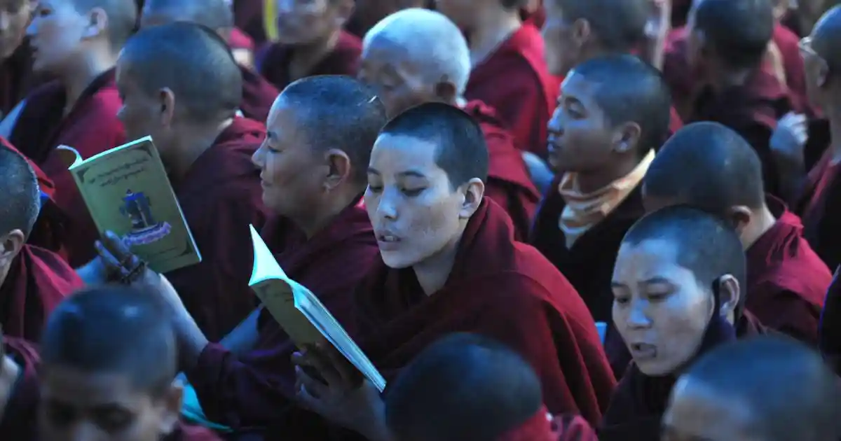 In August 2025, 161 Tibetan Buddhist nuns from religious institutions across India and Nepal – a record number – gathered at the Dolma Ling Nunnery in northern India to take various levels of the “geshema” examination. These exams are in preparation for one day receiving the geshema degree, comparable with a doctorate in Tibetan Buddhist philosophy. The nearly four-week gathering was especially notable because until 13 years ago it was completely unavailable to women.
