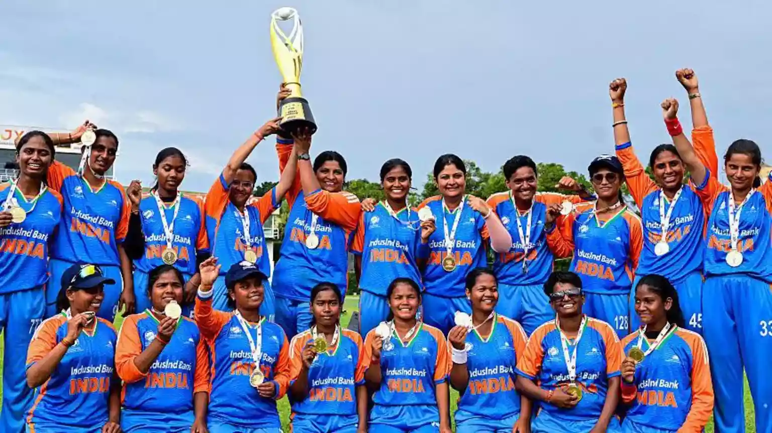 India celebrates as women lift T20 World Cup for the blind