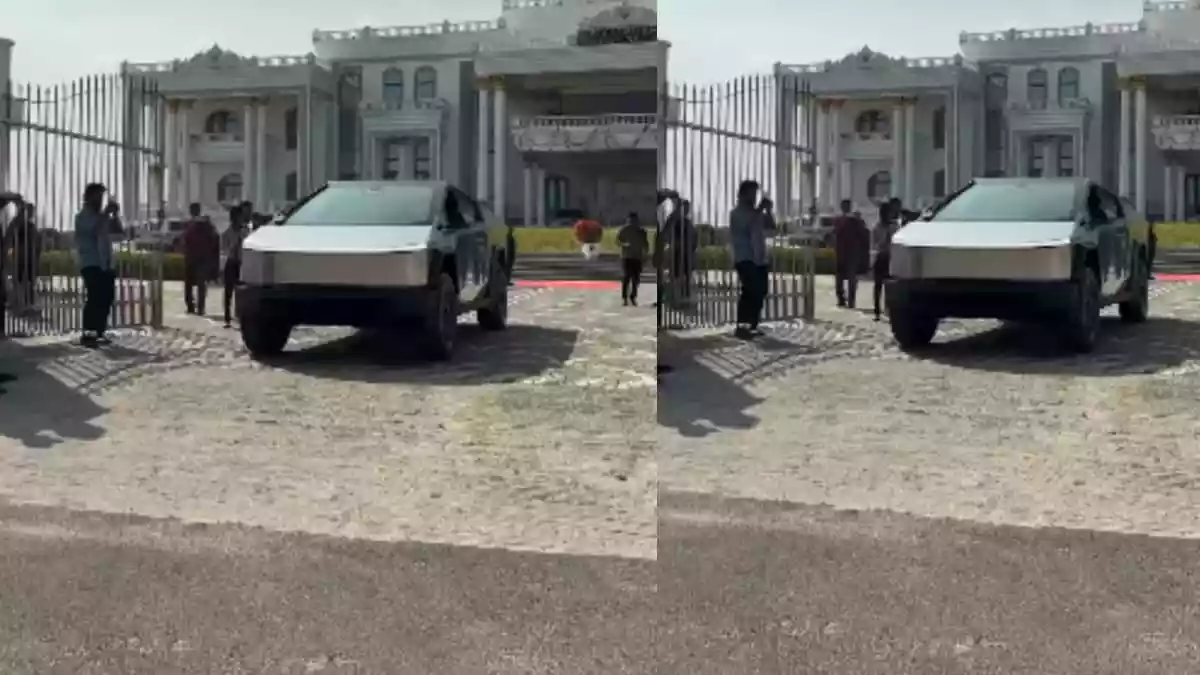 India’s First Tesla Cybertruck Delivered In Chennai