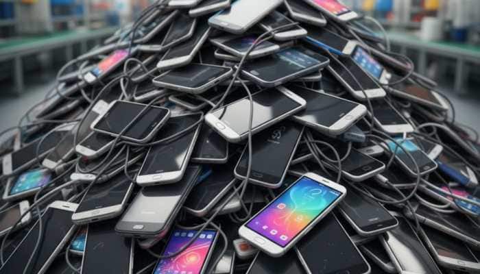 India's iPhone shipments to the US have increased significantly, with 78 per cent of domestically assembled iPhones exported there in the first half of 2025 -- up from 53 per cent the previous year. <strong>New Delhi:</strong> India's smartphone exports have crossed Rs 1 lakh crore in value in the first five months of FY26, setting a new record, according to industry estimates. Even amid tariff and trade disputes with the US, India's smartphone export figure represented a 55 per cent increase -- from Rs 64,500 crore during the same period last fiscal (FY25).