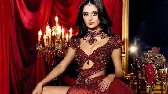 India’s Manika glides like a dream in stunning red gown at Miss Universe prelims