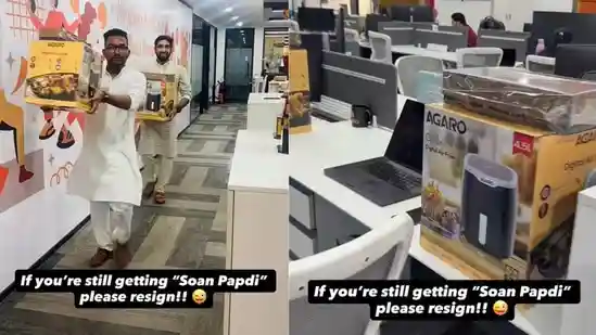 Indian employees get surprising Diwali gifts