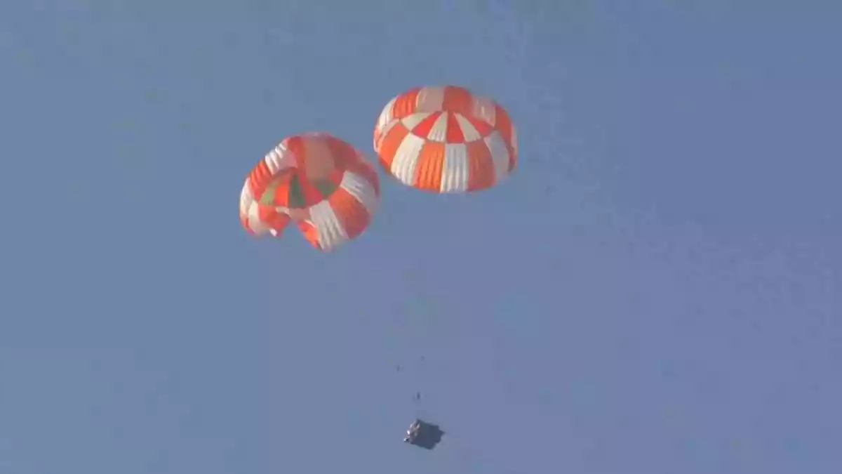 ISRO completes key test on main parachutes for Gaganyaan Crew Module