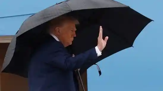 It was a rainy day in Maryland on Sunday as President Donald Trump reached Joint Base Andrews to board Air Force One for his much-anticipated Middle East trip. The 79-year-old stepped out of his car and went to board the Air Force One plane with an umbrella to protect himself from the torrential rains.It was a rainy day in Maryland on Sunday as President Donald Trump reached Joint Base Andrews to board Air Force One for his much-anticipated Middle East trip. The 79-year-old stepped out of his car and went to board the Air Force One plane with an umbrella to protect himself from the torrential rains.But just as he was about to be done with the umbrella after entering the plane through the boarding ramp, the POTUS had an embarrassing 'umbrella fail' that went viral on social media. He struggled to close the umbrella. But soon, an aide came to help the President, and he then stepped inside the plane.Here's the viral video:Sunday was not the first time the President struggled with an umbrella. There are records of his 'umbrella fails' going back to his first term as POTUS. On a similar rainy afternoon in October 2018, Trump failed to close the umbrella while boarding Air Force One at Joint Base Andrews. The wind took the umbrella away, and it began to wobble on the ground.