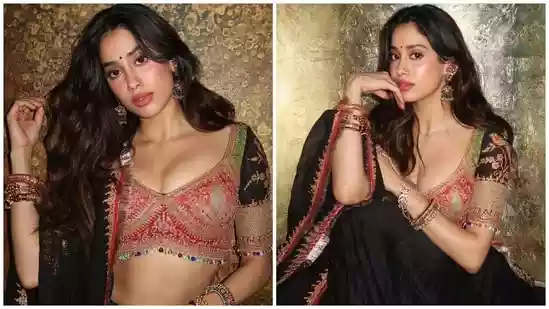 Janhvi Kapoor in stunning lehenga blends Indian craftsmanship with modern glam
