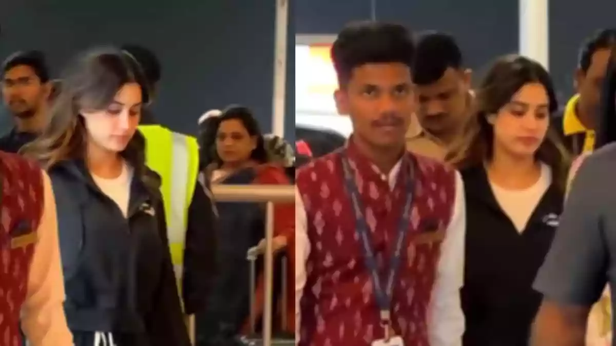 Janhvi Kapoor’s Comfy Airport Look Hints At A Long Flight Ahead