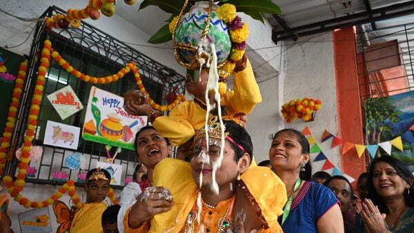 Janmashtami, also called as Krishna Janmashtami or Gokulashtami, is a Hindu festival celebrated across India and worldwide. The day marks the celebration of the 5252nd birth anniversary of Lord Krishna, the eighth avatar of Lord Vishnu. <h4>Krishna Janmashtami significance</h4> Lord Krishna was born at midnight on the eighth day (Ashtami) of the dark fortnight (Krishna Paksha) in the month of Bhadrapada (August-September). His birth symbolises the victory of good over evil and the protection of dharma. The festival holds deep spiritual significance as Krishna's teachings in the Bhagavad Gita guide millions toward truth, devotion.